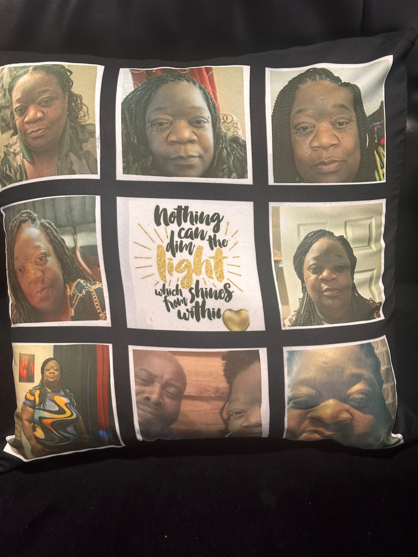 9 grid pillow case