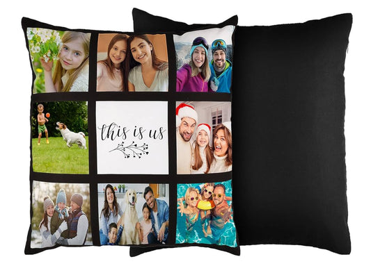 9 grid pillow case