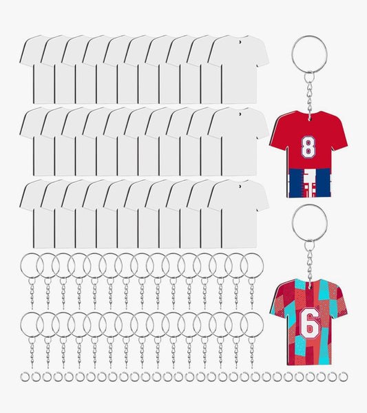 sublimation Tshirt keychains
