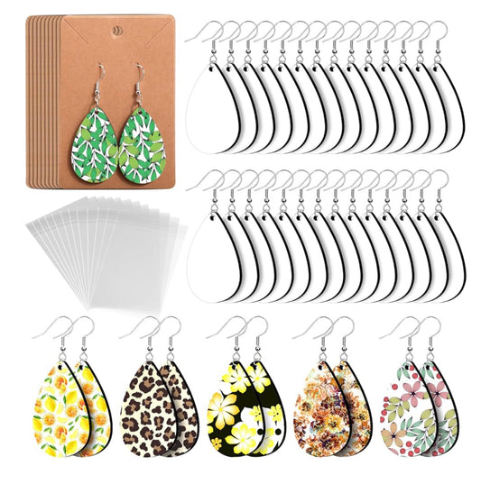 Tear drop earrings