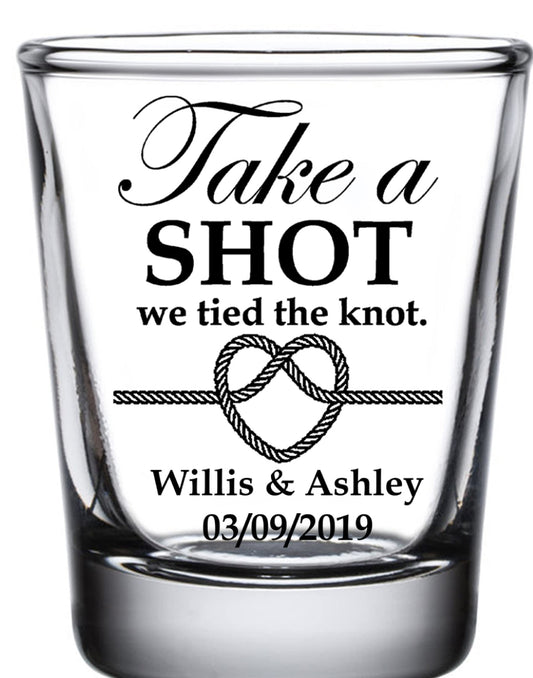 wedding shot glasses