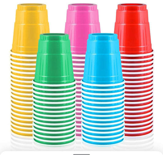 plastic shot cup keychain
